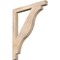 Ekena Millwork Funston Block Smooth Bracket, Douglas Fir, 3 1/2"W x 36"D x 44"H BKT04X36X44FST05SDF - alternate 1